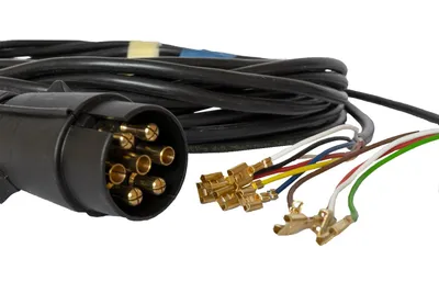 Produktbild von Anschlusskabel 7-polig für Anhänger MANTES ohne Bajonettstecker mit 0.75 mm Kabelquerschnitt