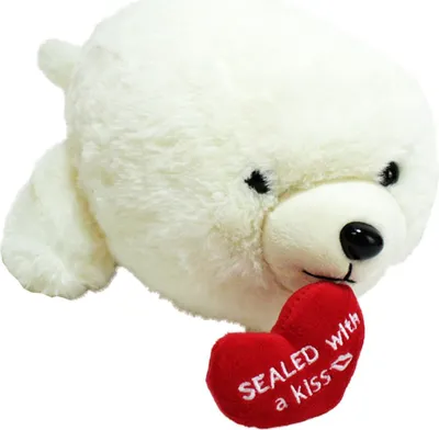 Imagen del producto de Robbe Plüschtier mit Herz "Sealed with a kiss" - ca. 38 cm