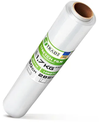 Obrázek produktu pro Průhledná strečová fólie, role 285 m x 50 cm