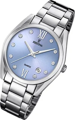 Produktbild von Festina Damen Uhr Boyfriend F16790/B Edelstahl Armband-Uhr silber UF16790/B