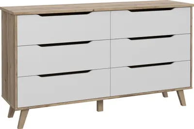 Obrázek produktu pro Nábytek24 Komoda Vankka Vnkk221-L25 Světlý dub/bílá