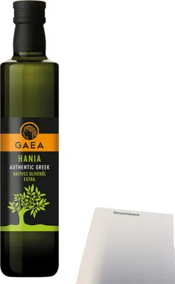 Produktbild von Gaea Hania Natives Olivenöl extra IGP (500ml Flasche) + usy Block