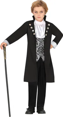 Produktbild von Vampirkostüm Silber für Jungen - 110/116 (5-6 Jahre)
