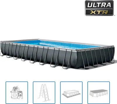 Produktbild von INTEX Pool-Set Ultra XTR Frame Rechteckig 975x488x132 cm