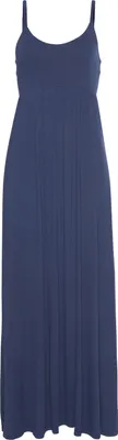 Produktbild von LASCANA Maxikleid mit tiefem Rückenausschnitt und Bindeband dunkelblau Größe 40