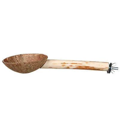Produktbild von TRIXIE Sitzstange mit Futternapf, Zuführung, Holz, Holz, Geflügel, 1 Stück(e)