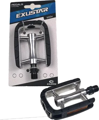 Produktbild von Exustar Trekking Pedale Industrielager Alu Pedale 9/16" CrMo Achse