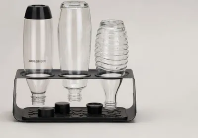 Produktbild von SodaStream 1063003880, Abtropfer, Stand, Tisch, Trinkbehälter, Schwarz, Edelstahl