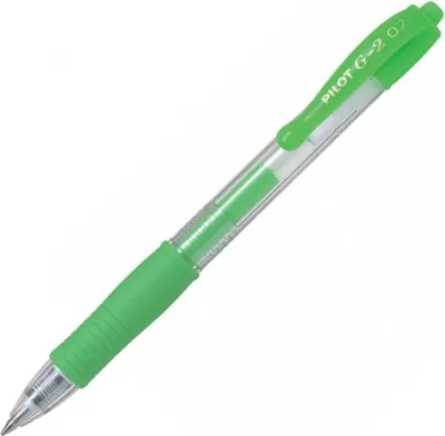 Image de PILOT Stylo à encre gel G2 07 Neon vert fluo