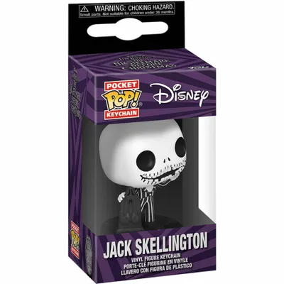 Produktbild von Tasche POP Schlü sselanhä nger Disney Nightmare Before Christmas 30. Jahrestag Jack Skellington