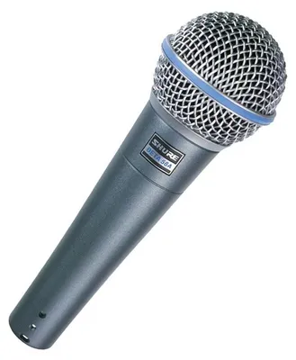 Productafbeelding van Shure Beta 58A - Dynamische microfoon voor zang, met een supercardioïde richtkarakteristiek en een XLR-aansluiting