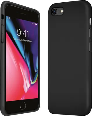 Obrázek produktu pro Pouzdro Apple iPhone 7 / 8 / SE 2 ochranný kryt mobilního telefonu silikonové gelové pouzdro na mobilní telefon, černé