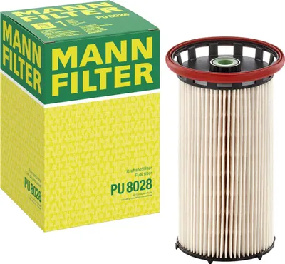 Produktbild von Kraftstofffilter MANN-FILTER Polyurethan8028 für VW Golf VII Schrägheck (5G1, BQ1, BE1, BE2) Filtereinsatz