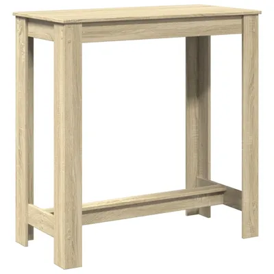 Produktbild von "2026 MODERNE"Bartisch/Esszimmertisch - Küchentisch 2 Per - Modernes Design - Sonoma-Eiche 102x50x103,5 cm Holzwerkstoff - Esstische CC6638640