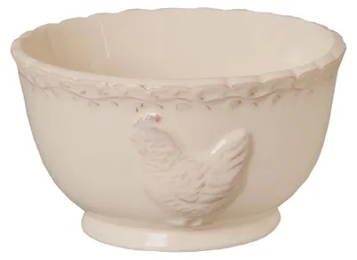 Immagine prodotto di Zuppiera Clayre & Eef Ø 13 cm in Vetroceramica beige Chicken