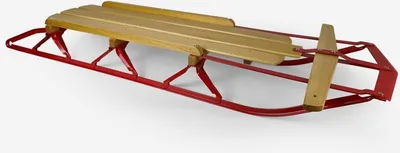 Produktbild von klassischer Schlitten für Kinder, 2-Sitzer aus Holz Vixen