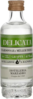 Produktbild von Marzadro DELICATA Grappa 41% Vol. 0,05l