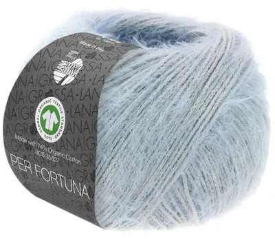 Produktbild von Lana Grossa - Per Fortuna GOTS 0021 silbergrau