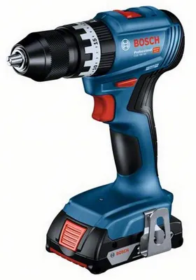 Produktbild von Bosch Combo Kit Set mit 3 18V-Werkzeugen: GSB 18V-45, GDX 18V-200, GWS 18V-7, 2x 5,0Ah