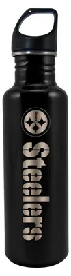 Produktbild von Pittsburgh Steelers Steel Water Bottle 750 ml.