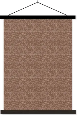 Produktbild von MuchoWow® Textilposter Gesicht - Design - Luxus 120x160 cm mit schwarzem Rahmen - Magnetischer