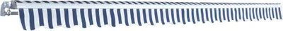 Produktbild von vidaXL Gelenkarmmarkise 500 cm Blau/Weiß