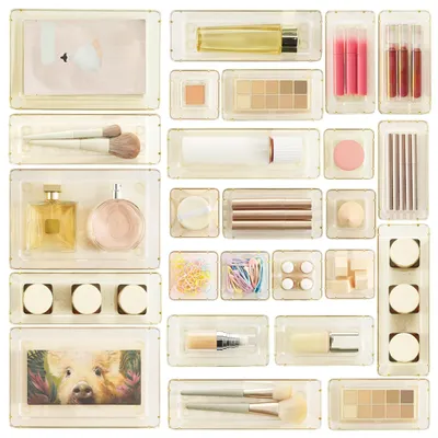 Productafbeelding van Solidchoice - Set van 25 Lades Organizers voor Make-up en Meer
