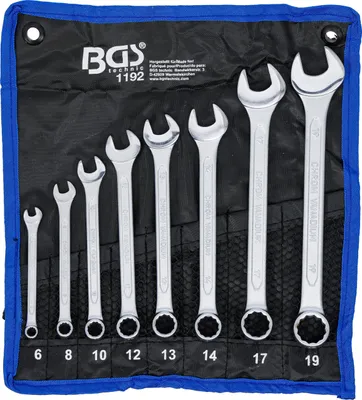 Produktbild von BGS 1192 Maulringschlüssel-Satz, 6-19 mm, 8-tlg.