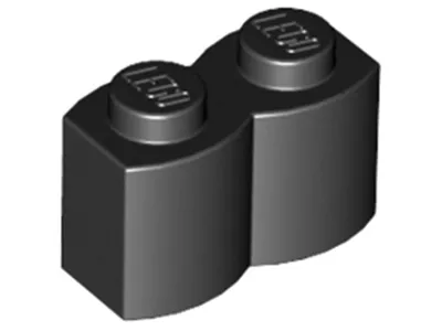 Image de 1x2 Pallisade - 1 pièce noir