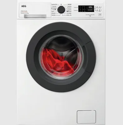 Produktbild von AEG LWK6A50680, Frontlader, Freistehend, Weiß, Links, LED, 52 l