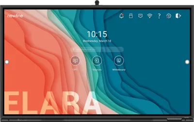 Image de Newline Elara Tableau blanc interactif 165,1 cm (65") 3840 x 2160 pixels écran tactile noir
