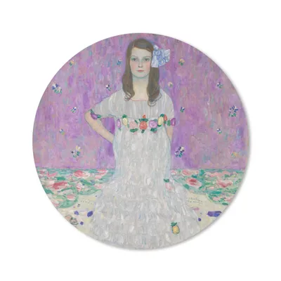 Produktbild von MuchoWow® Mauspad Mousepad Porträt von Mada Primavesi - Gemälde von Gustav Klimt 20x20 cm - Mousepads - Maus Mat - Pad - Mausunterlage - Schreibtischmatte