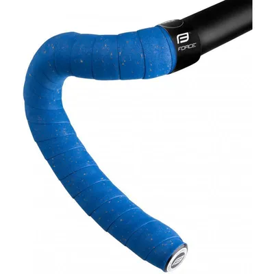 Produktbild von Lenkerbänder FORCE Kork, blau