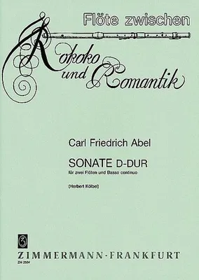 Produktbild von Sonate D-Durfür 2 Flöten und Bc
