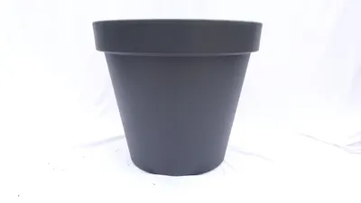 Produktbild von E&K Übertopf Ø 80 cm Pflanztopf Blumentopf Pflanzkübel "Ecken und Kanten" Kübel - Farben: anthrazit, weiss, grau XXL groß