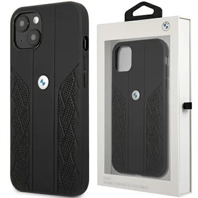 Zdjęcie produktu dla Etui Bmw Bmhcp13Srsppk Iphone 13 Mini 5,4" Czarny/Black Hardcase Leather Curve Perforate