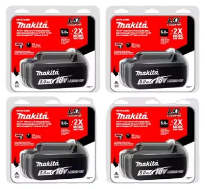 Produktbild von Lithium-Ionen-Batterie, 5000mAh Kapazität, Zuverlässige Kompatibilität, 4PCS 18V 5.0Ah