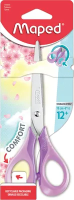 Image de Maped 486214 Maped ciseaux sensoft 3D pastel, pointus, longueur : 160 mm