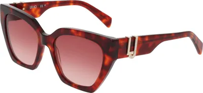 Image de LIU JO LJ814SR 640 RED TORTOISE 55/18/140 FEMALE Lunettes de soleil