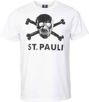 Produktbild von FC St. Pauli - T-Shirt Totenkopf - weiß
