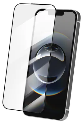 Image de Avizar, film de protection en verre 2.5D aux bords arrondis pour Apple iPhone 17e, noir transparent