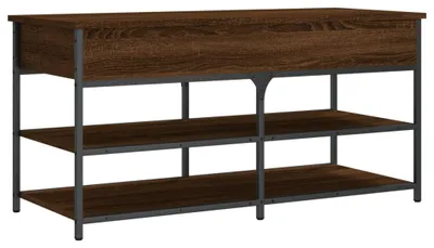 Obrázek produktu pro vidaXL Lavice na boty hnědý dubový vzhled 100x42,5x50 cm materiál na bázi dřeva