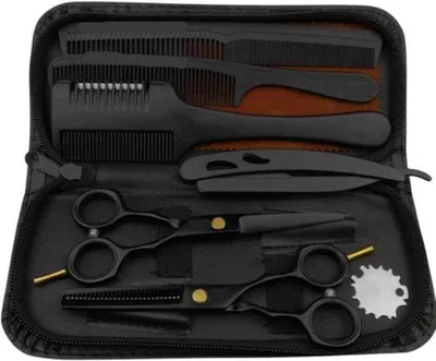 Imagen del producto de Tijeras profesionales para cortar cabello, 5,5 pulgadas. Tijeras para cortar cabello, herramientas para peluquería, set de herramientas para peluquería