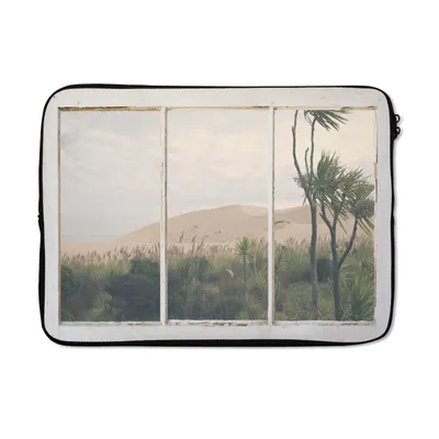 Produktbild von MuchoWow® Laptop Hülle 13 Zoll Aussicht - Düne - Strand Laptoptasche - Laptophülle - Sleeve - Rundumschutz