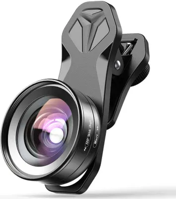Produktbild von Kameraobjektive Apexel HD Super Macro 2-in-1 für Smartphone / Tablet mit Clip