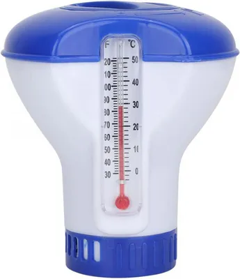 Produktbild von Pool Dosierschwimmer für Chlor Tabletten 12,7 cm, verstellbarer Schwimmbad Chemikaliendosierer, schwimmender Chlor Spender für Pool & Whirlpool