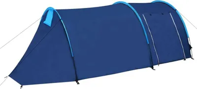 Produktbild von Möbel Campingzelt 4 Personen Marineblau / Hellblau - Campingzelte 90515