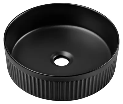 Produktbild von Komad Aufsatzwaschbecken BEYOND 2 Schwarz Matt 36x36x12 cm
