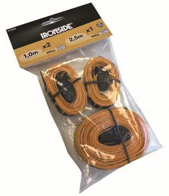 Produktbild von IRONSIDE Zurrgurt-Set 3-tlg., 25mm 1 x 2,5m / 2 x 1m, 400daN