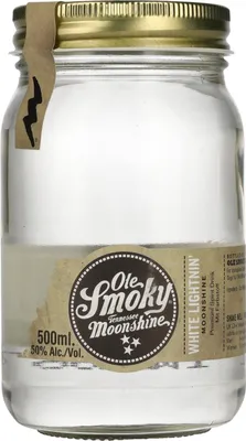 Image de Ole Smoky Tennessee Moonshine WHITE LIGHTNIN' 50% Vol. 0,5l